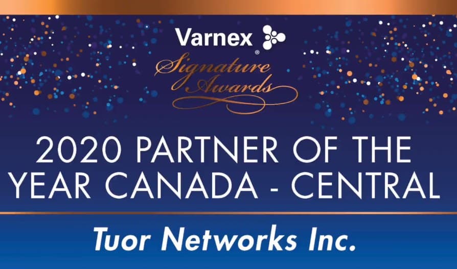 Varnex Signature Awards 2020 Partner of the Year Canada Central