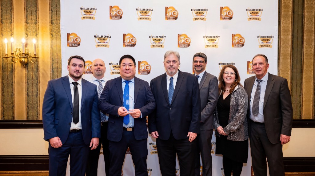 Tuor team accepting the Canada's 50 Best Managed IT Companies award